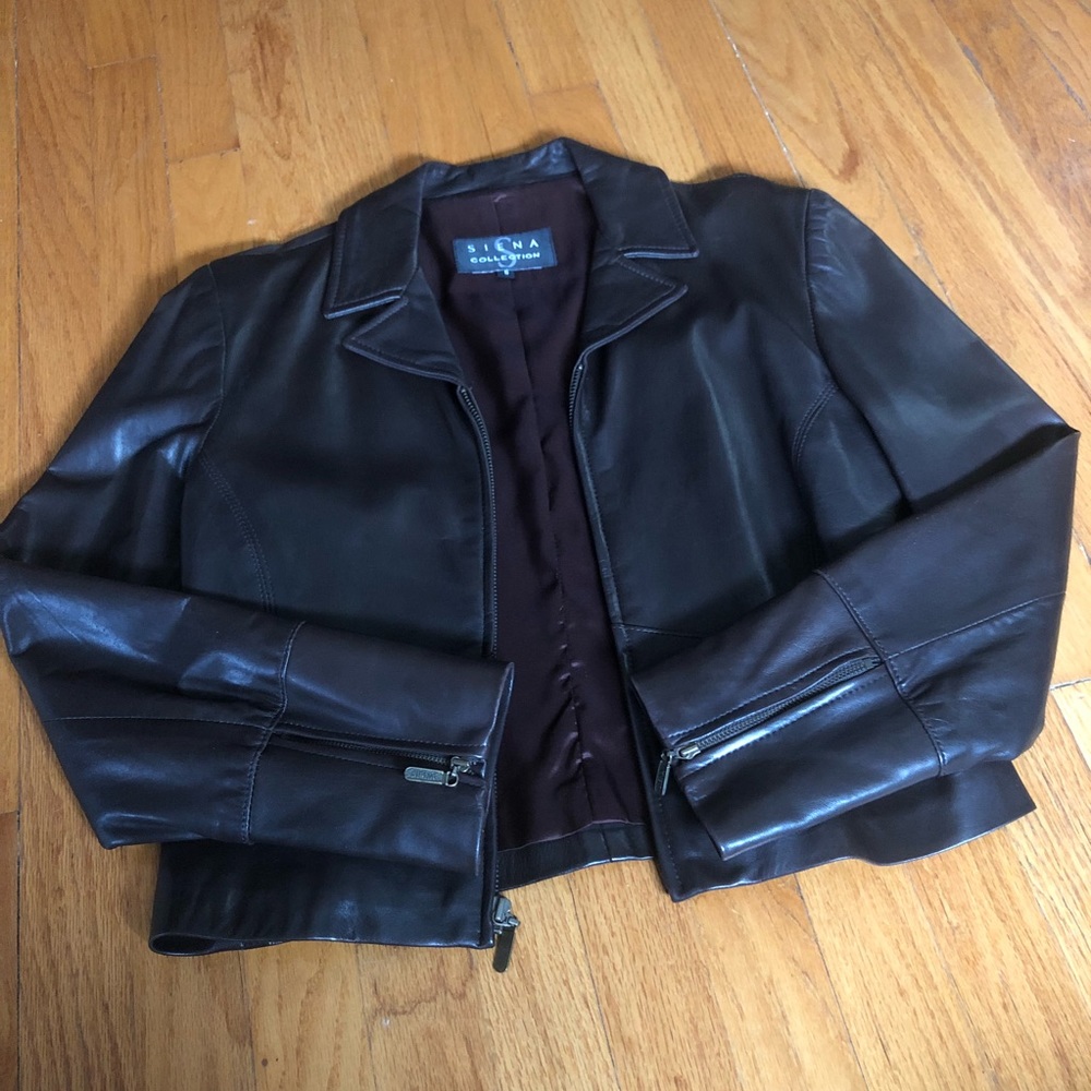 Siena leather jacket